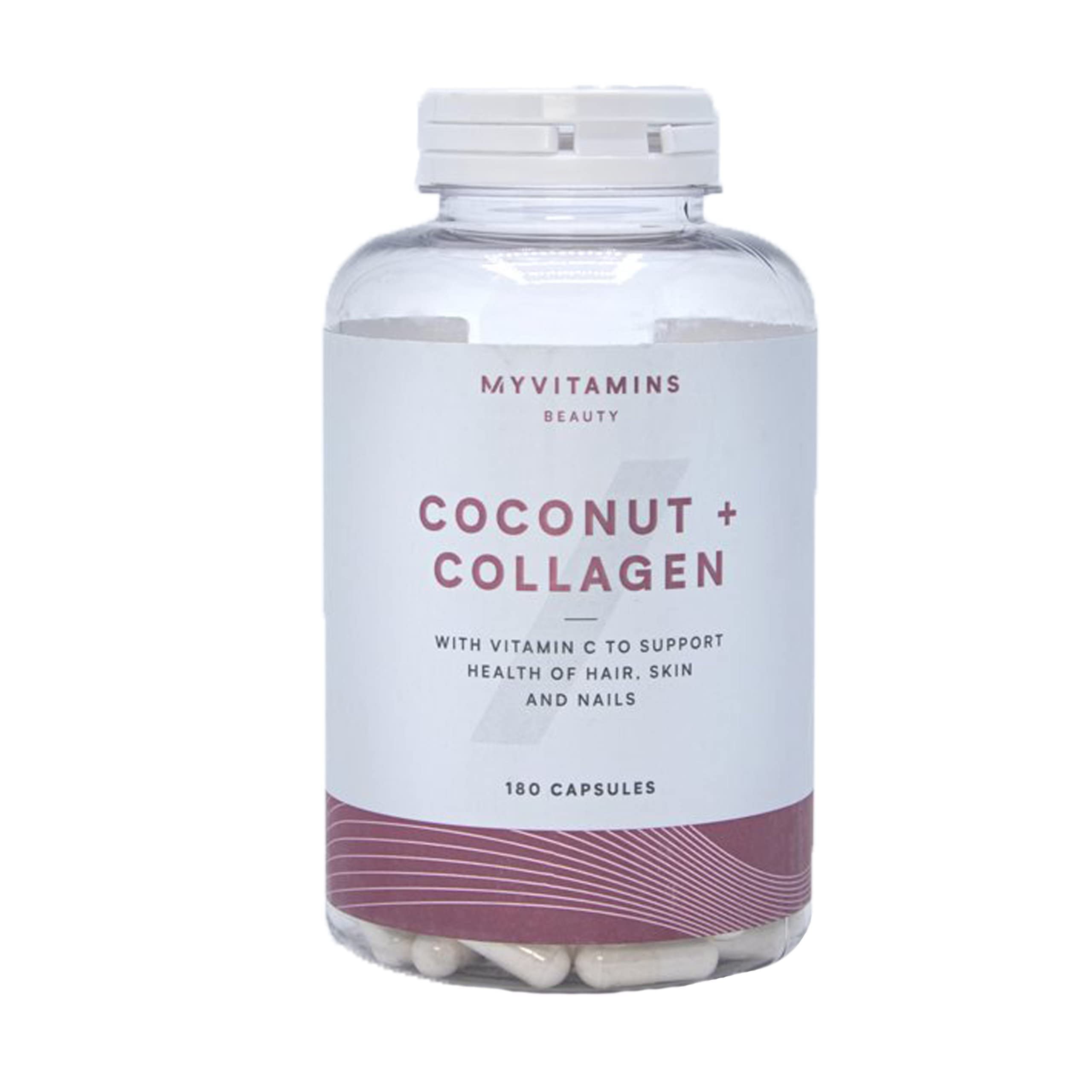 MyProtein MyVitamins Coconut and Collagen - 180 Caps - Marine Collagen Capsules