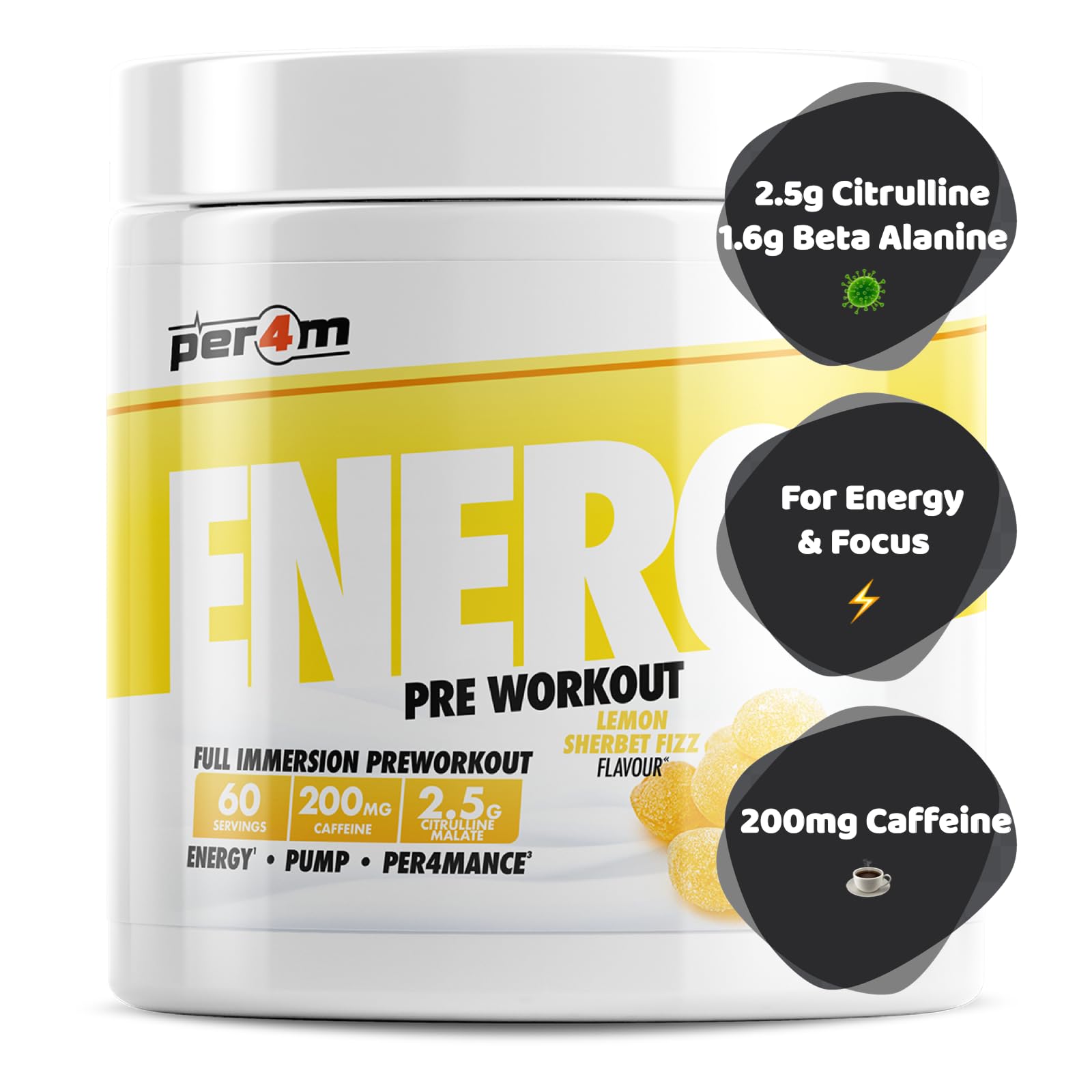 Per4m Energy Pre Workout - Pre-Workout Powder