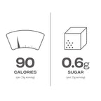 Nutrition info graphic showing calories and sugar for Reflex Nutrition Instant Whey Pro