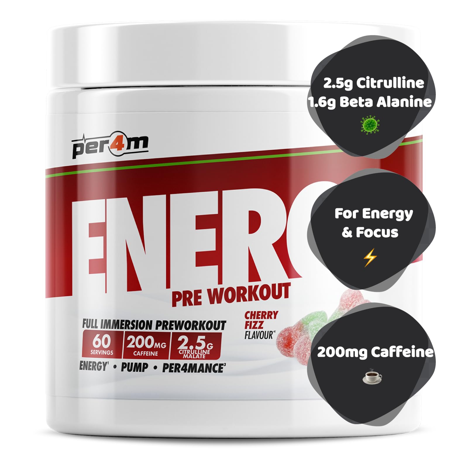 Per4m Energy Pre Workout - Pre-Workout Powder
