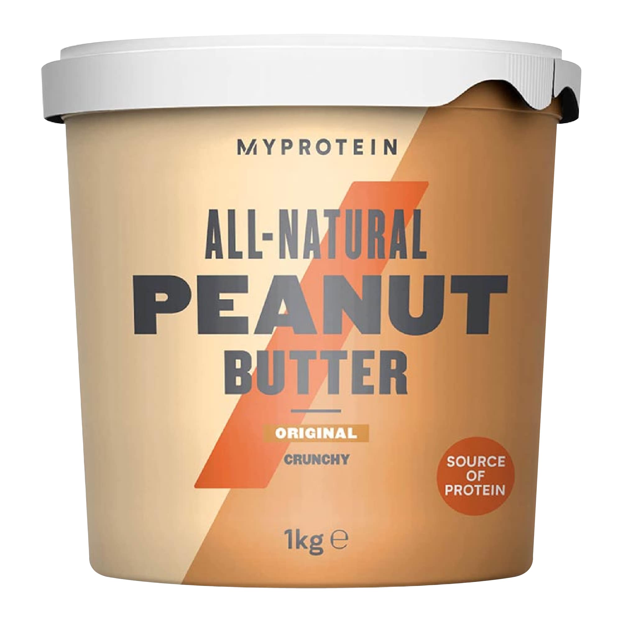MyProtein All-Natural Peanut Butter 1kg Crunchy - Peanut Spread