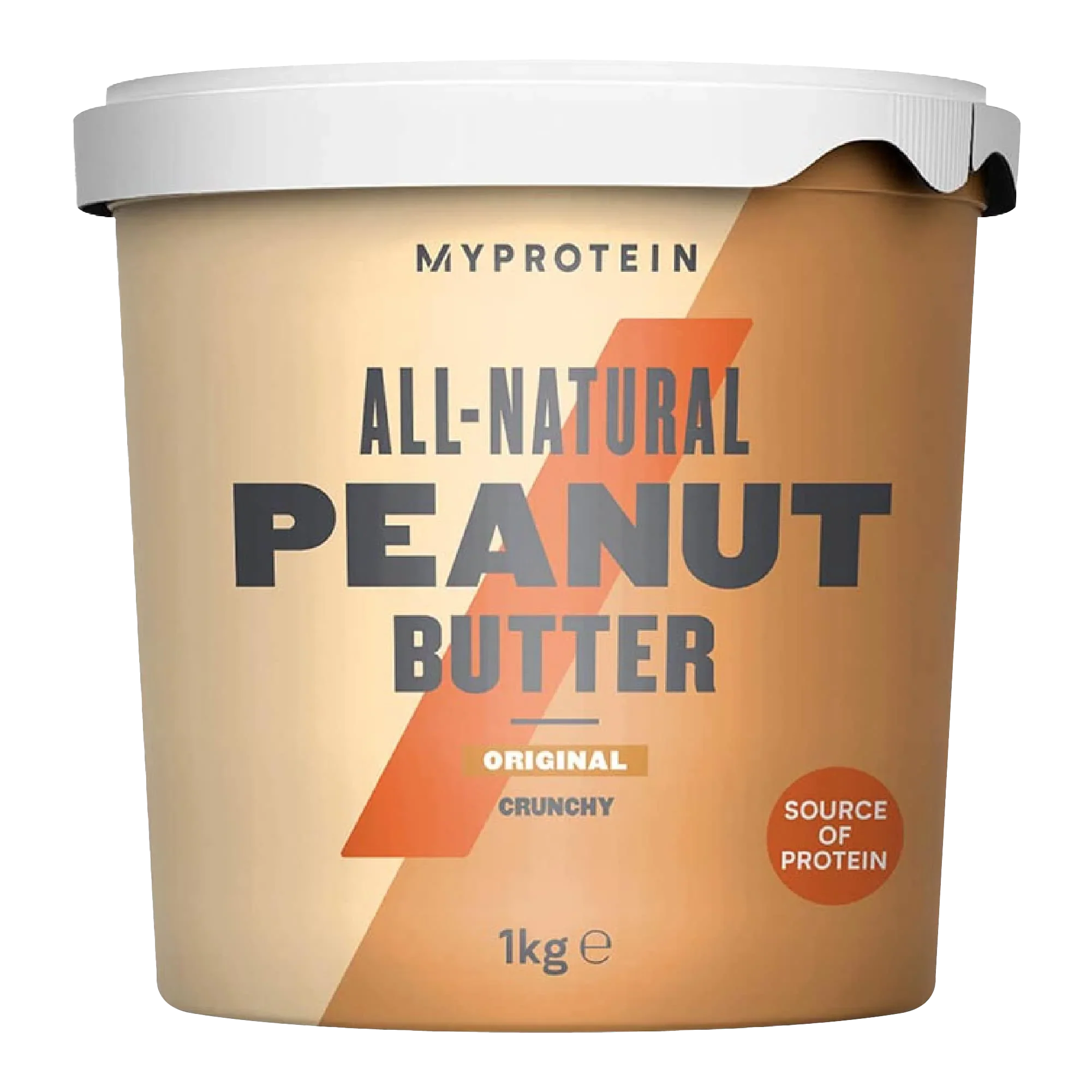 MyProtein All-Natural Peanut Butter 1kg Crunchy - Peanut Spread