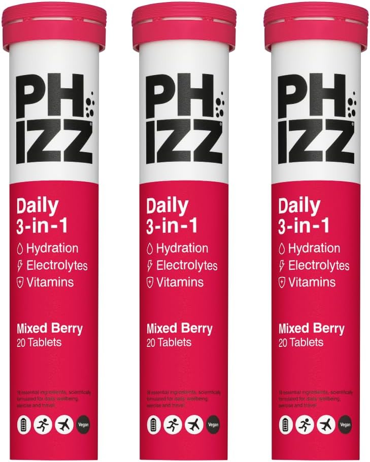 Phizz 3-in-1 Multivitamin & Rehydration Electrolyte Effervescent