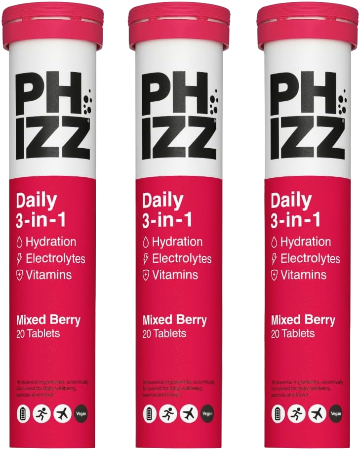 Phizz 3-in-1 Multivitamin & Rehydration Electrolyte Effervescent - MyGymSupplements