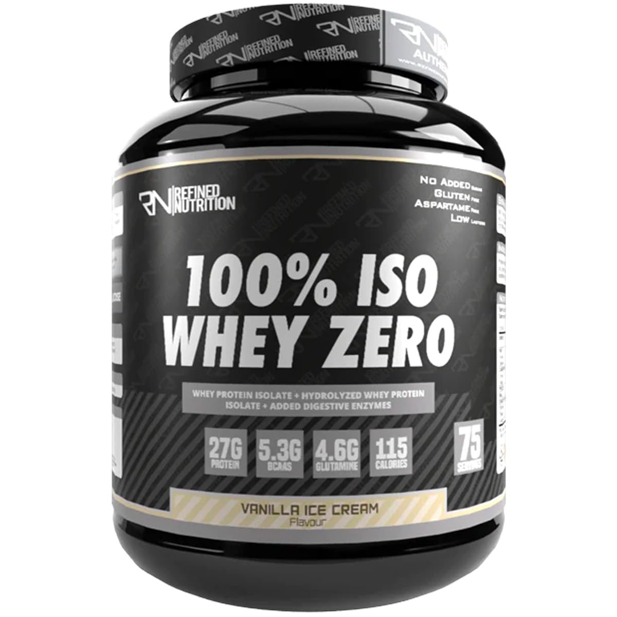 Refined Nutrition Refined 100% Iso Whey Zero 2.27kg Vanilla Ice Cream