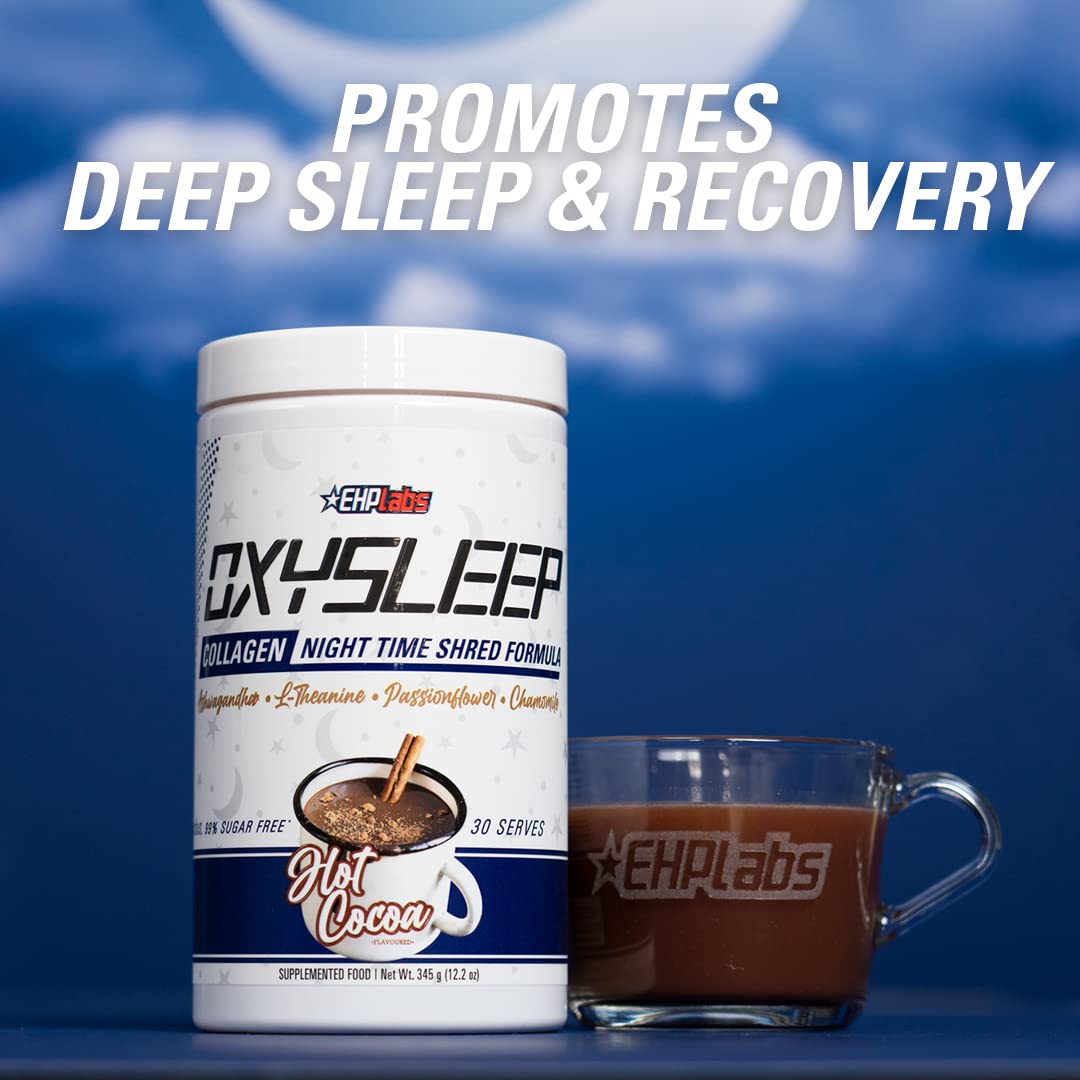 EHP Labs Oxysleep Collagen - 351g / Hot Cocoa - Bovine Collagen Powder