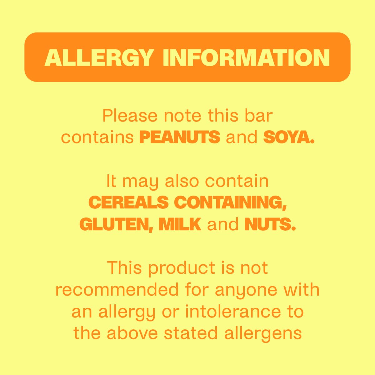 Allergy info for Misfits Plant-Based Protein Bar, a tasty plant-based protein bar