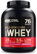 Optimum Nutrition Gold Standard 100% Whey - 2.27kg / White Chocolate Raspberry - Whey Protein Powder