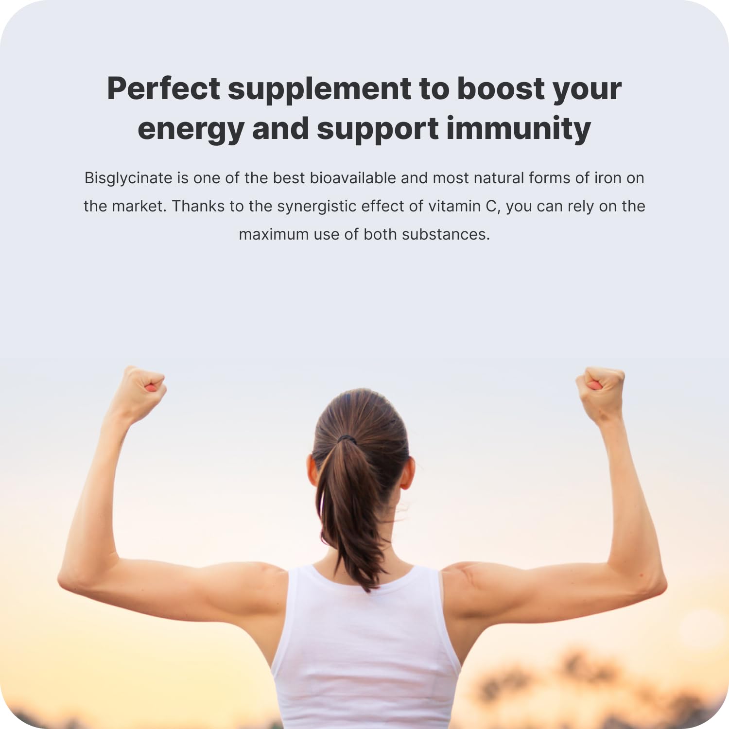 Vilgain Iron + Vitamin C - 90 Caps - Iron Capsules