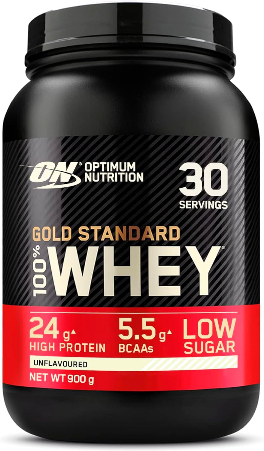 Optimum Nutrition Gold Standard 100% Whey - 900g / Unflavoured - Whey Protein Powder