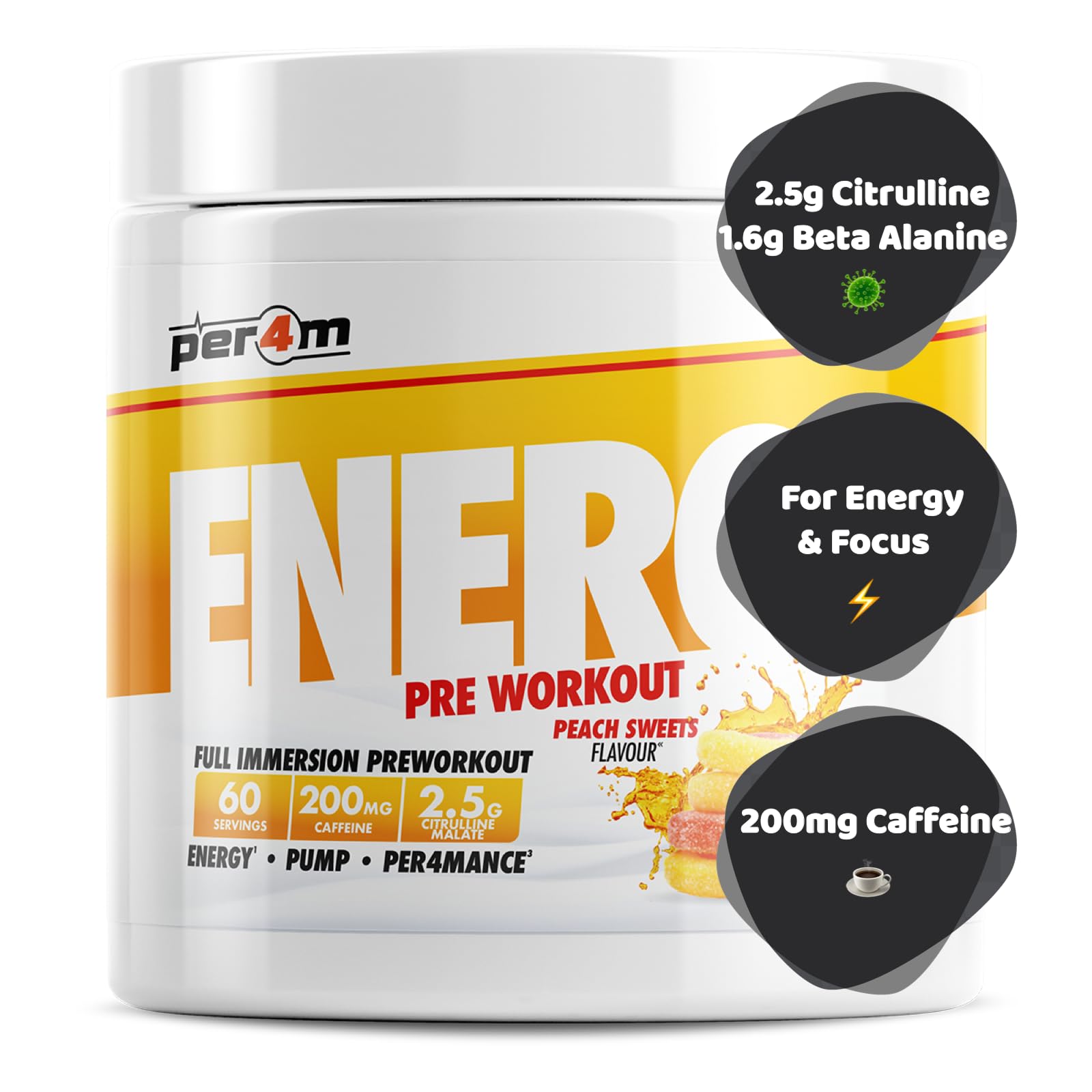 Per4m Energy Pre Workout - Pre-Workout Powder