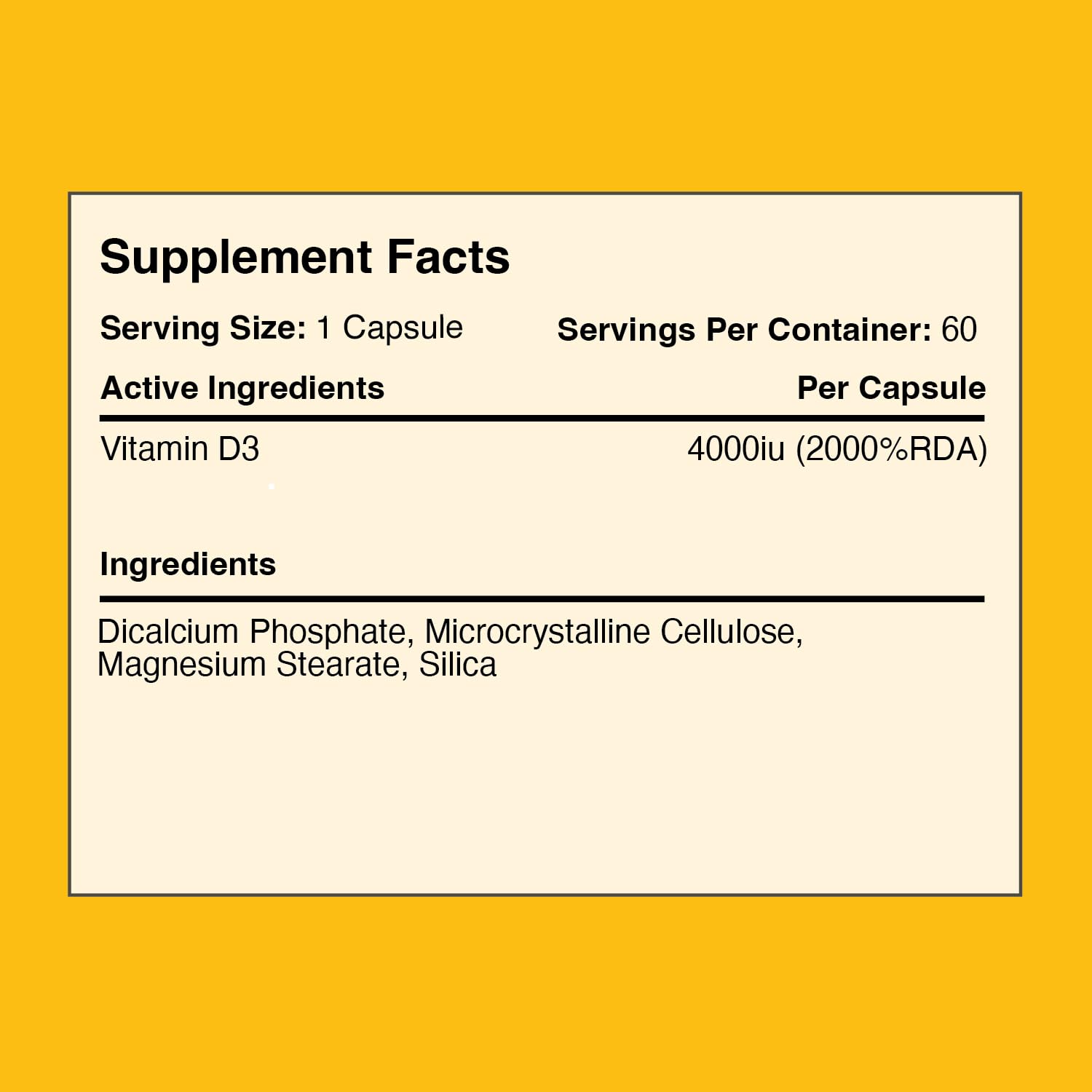 Warrior Core Vitamin D3