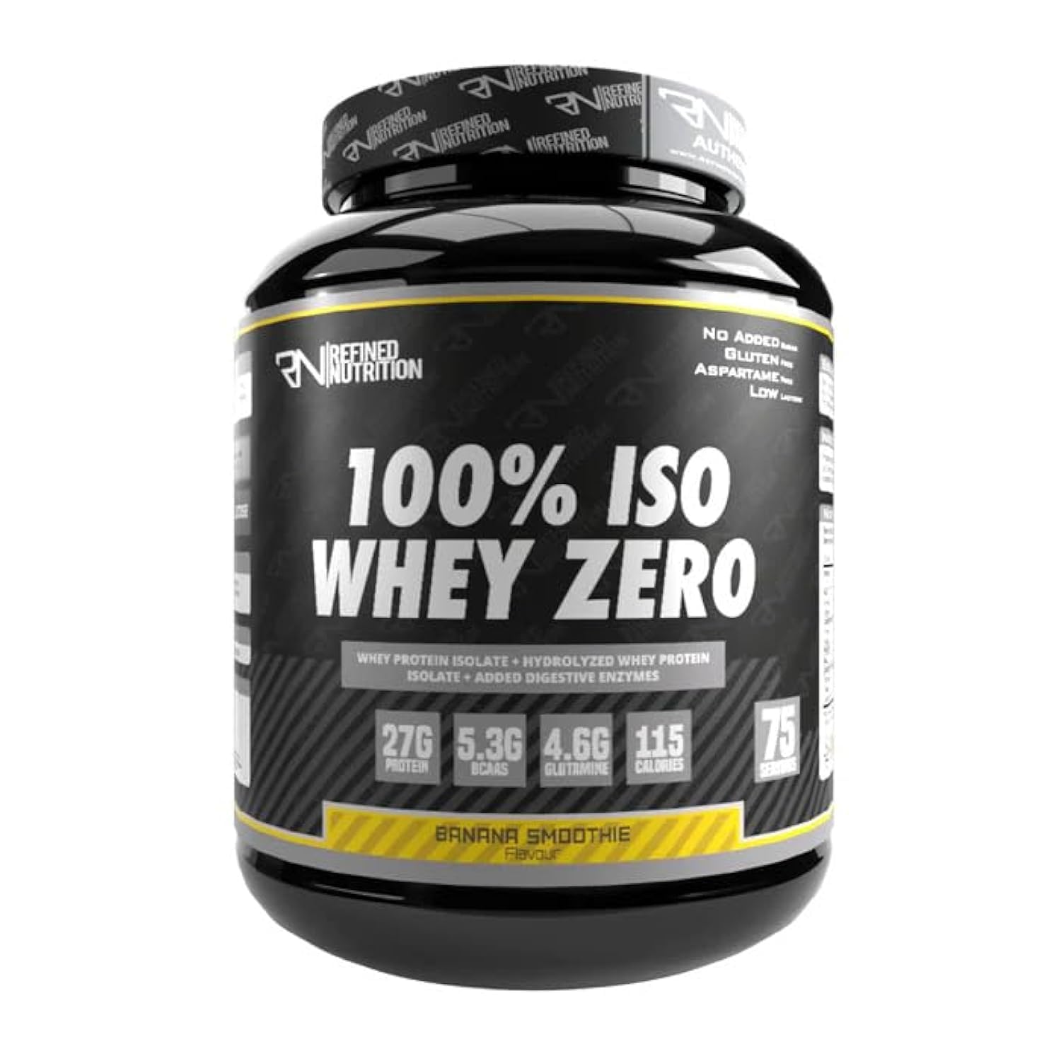 Refined Nutrition Refined 100% Iso Whey Zero 2.27kg Banana Smoothies
