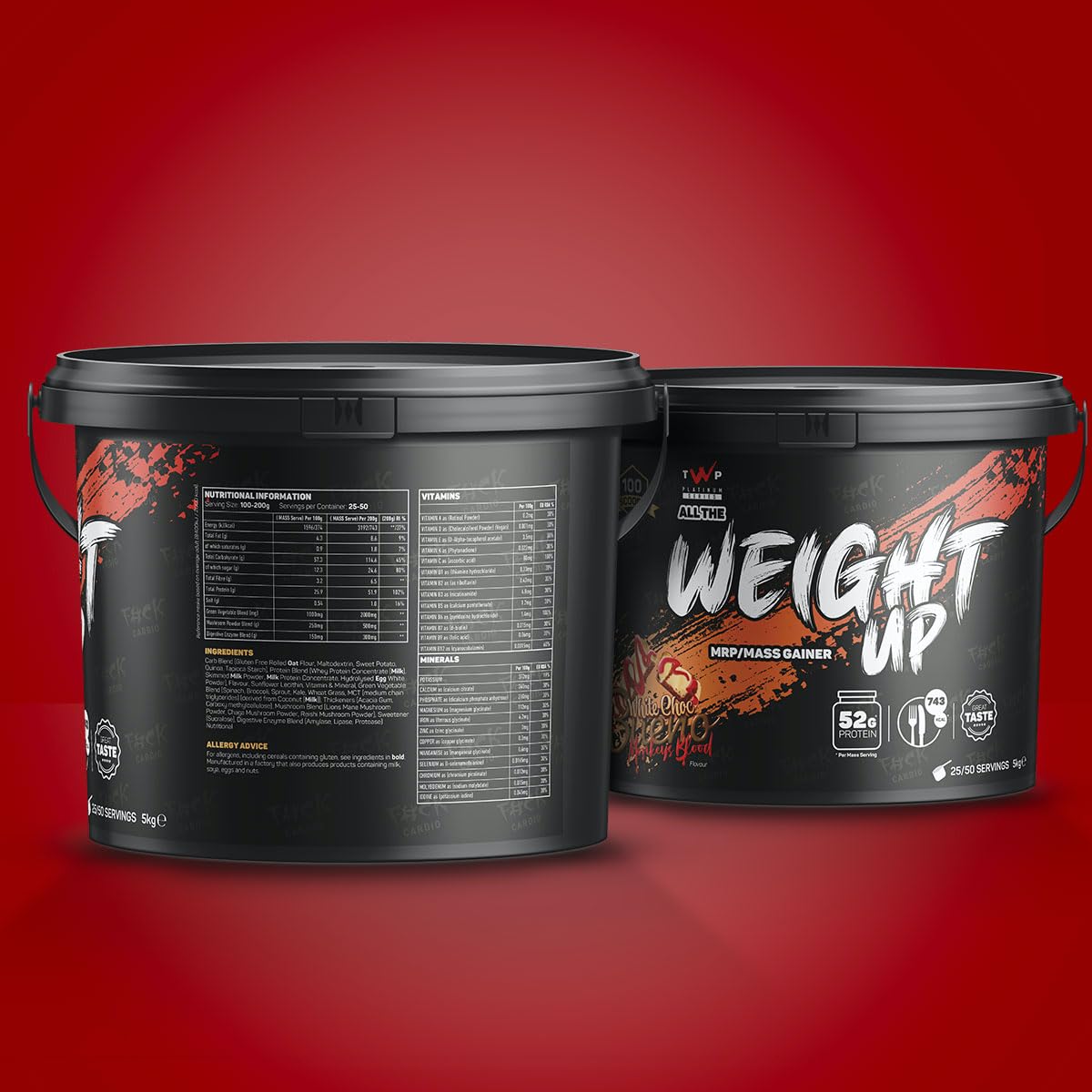 TWP All The Weight Up - 5kg / White Choc Bueno Monkey - Protein Blends