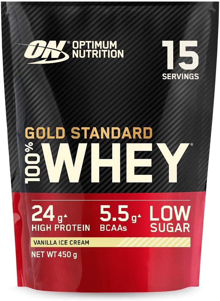 Optimum Nutrition Gold Standard 100% Whey - 450g / Vanilla Ice Cream - Whey Protein Powder
