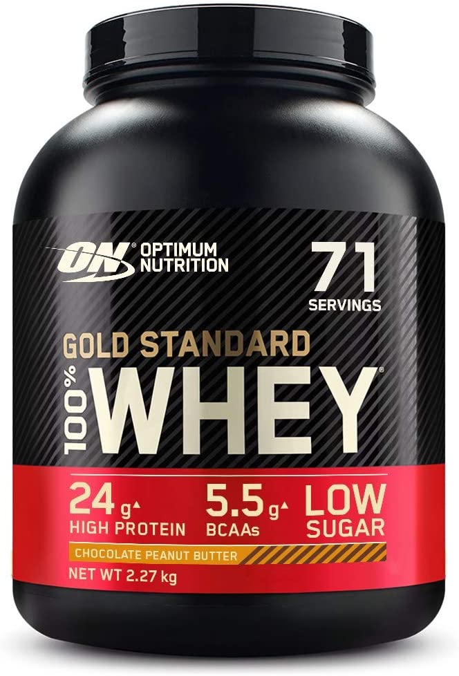 Optimum Nutrition Gold Standard 100% Whey - 2.27kg / Chocolate Peanut Butter - Whey Protein Powder