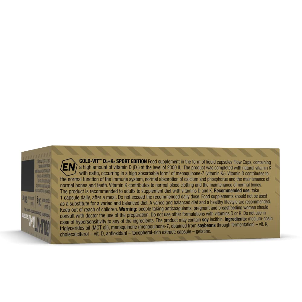 Olimp Sport Nutrition Gold Vit D3 + K2 - 60 Caps