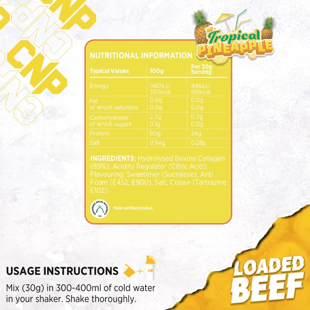 CNP Loaded Beef - Clear Collagen Protein Powder