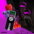 Small Soccer Supplement Nitrate Shot bottle with berry flavor, boosts athletic performance
