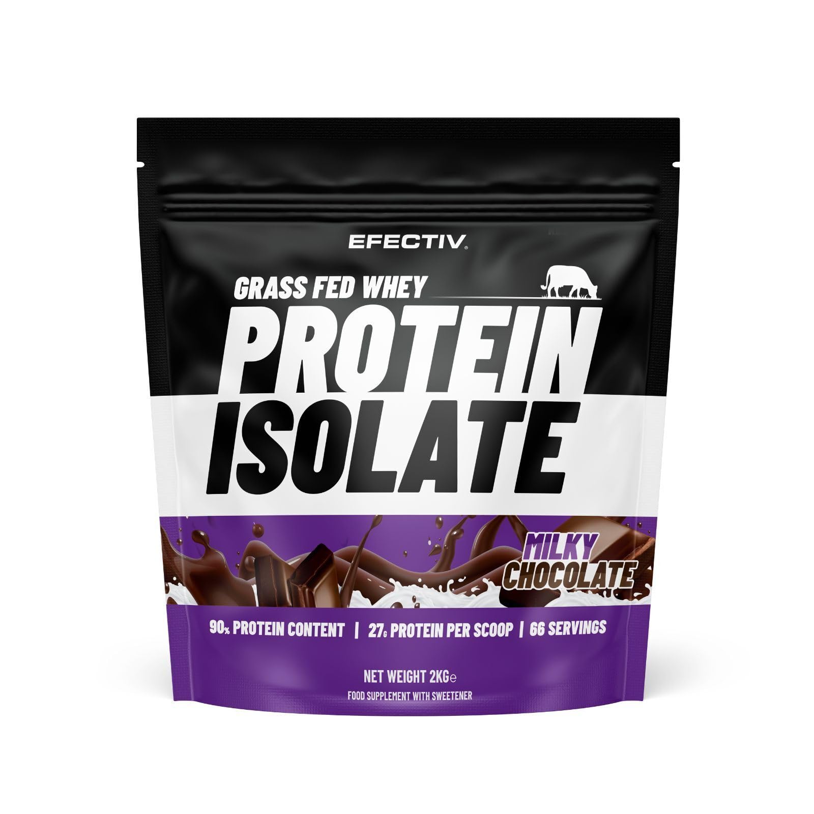 Efectiv Nutrition Grass Fed Whey Protein Isolate - Whey Protein Isolate Powder