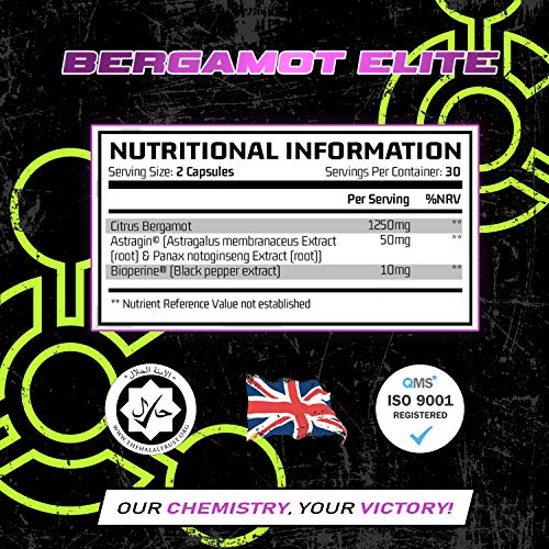 Chemical Warfare Bergamot Elite - 60 Caps - Cholesterol Management Capsules