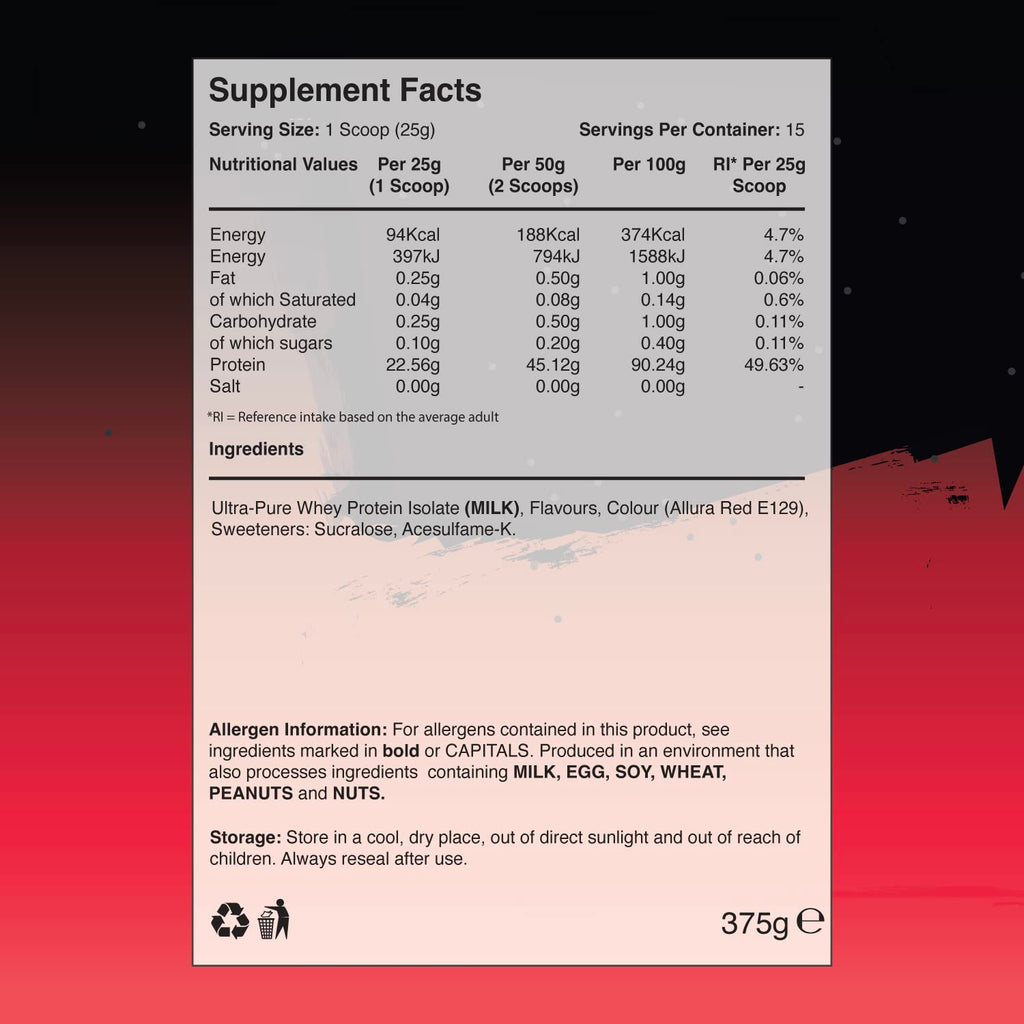 Warrior Fruity Whey Isolate - Whey Proteins