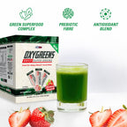 EHP Labs OxyGreens 15 Stick Pack 15x127.5g Strawberry Margarita - Spirulina