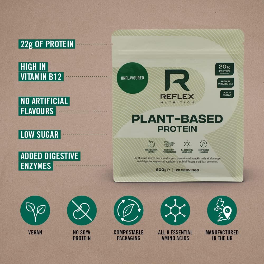 Reflex Nutrition Plant Based Protein - Plant Protein Powder