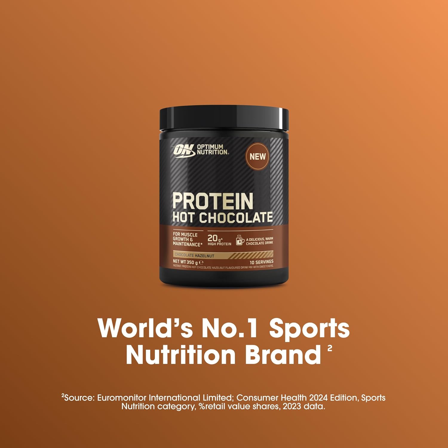 Optimum Nutrition Protein Hot Chocolate with protherma hydrolyzed whey for smooth mixing