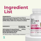 The Ten Percent Club Cardio + - 90 Caps - Mushrooms