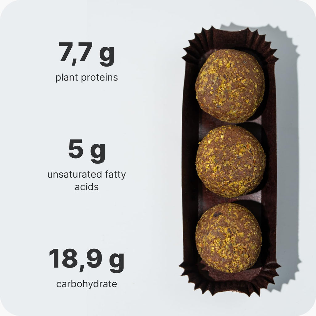 Vilgain Organic Plant Protein Energy Balls 15 x 45g