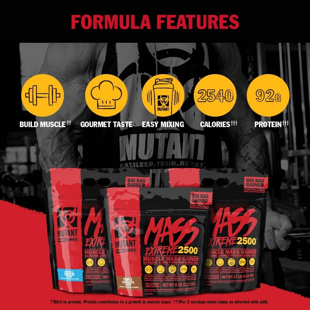 Mutant Mass Extreme 2500 - Weight Gainer Powder