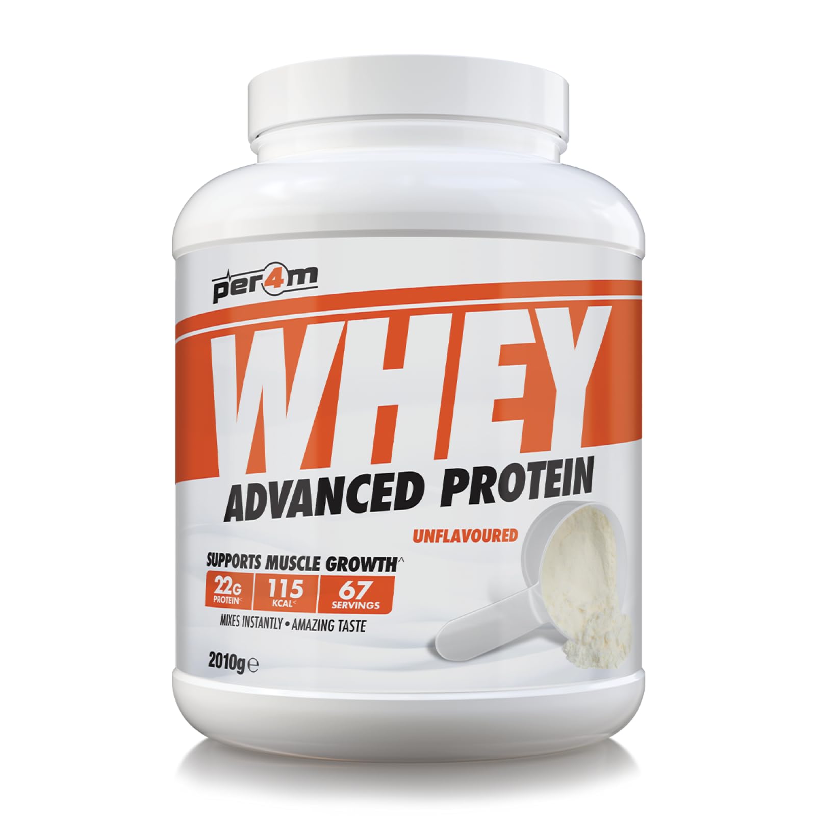 Per4m Advanced Whey Protein - 2.01kg / Unflavoured - Whey Protein Powder