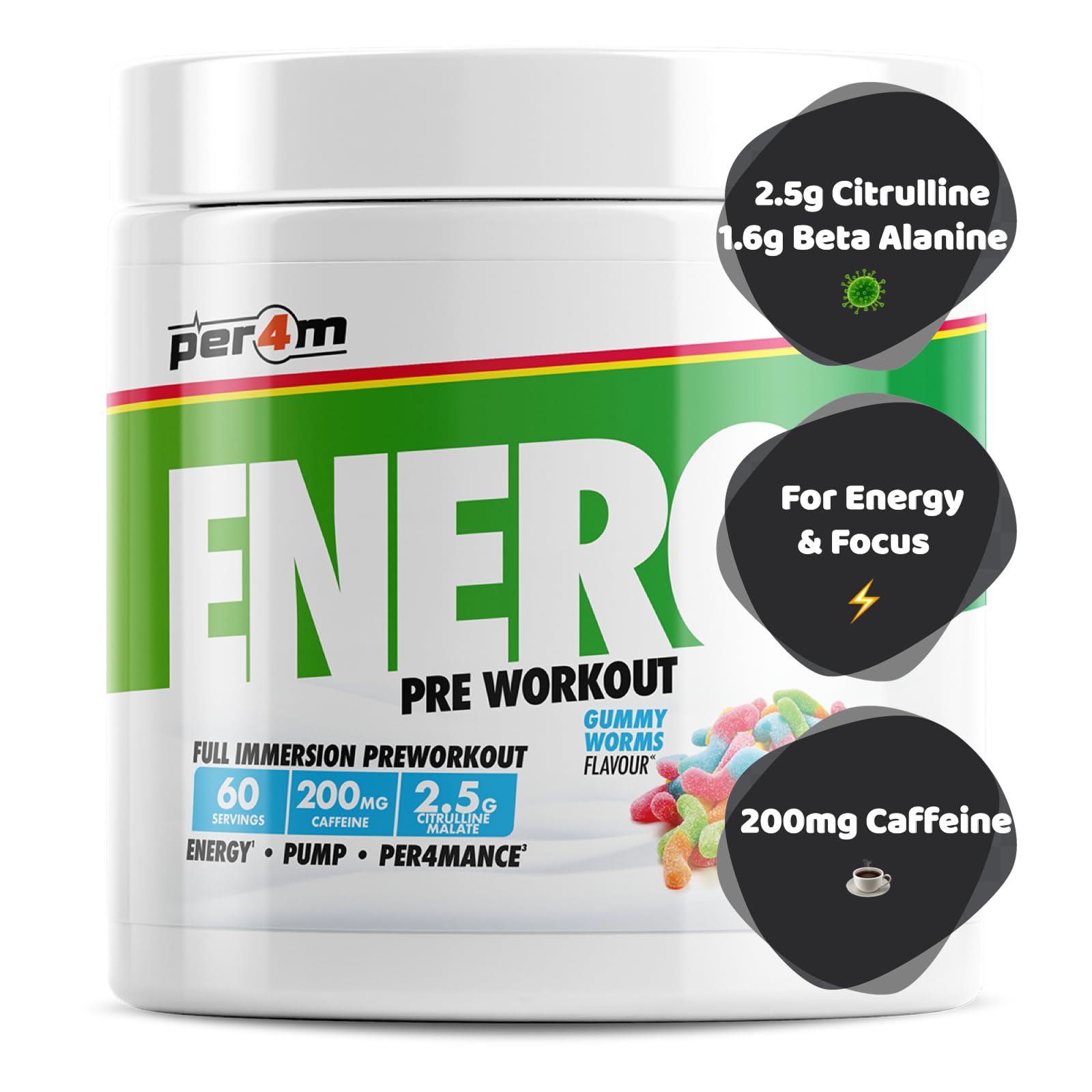 Per4m Energy Pre Workout - Pre-Workout Powder