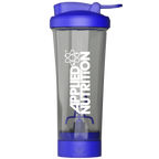 Blue Applied Nutrition Tornado Electric Shaker 700ml with integrated mixing mechanism