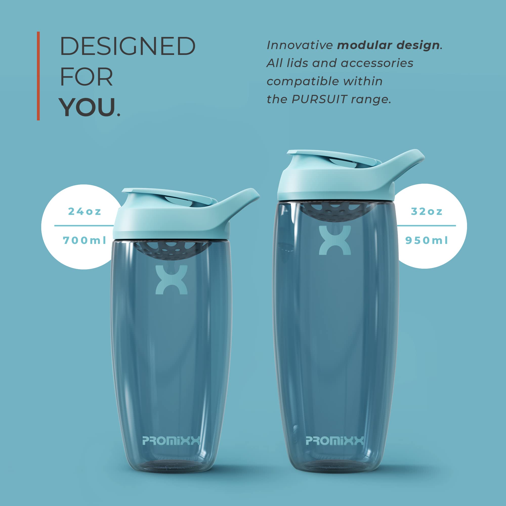 PROMiXX Pursuit EcoZen Shaker Bottle - Shaker Bottle (Less Than 2 Litres)