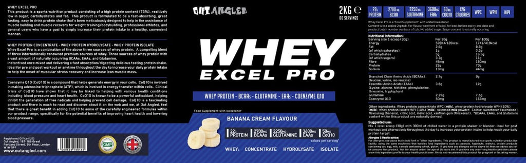 Outangled Whey Excel Pro - Whey Protein Powder