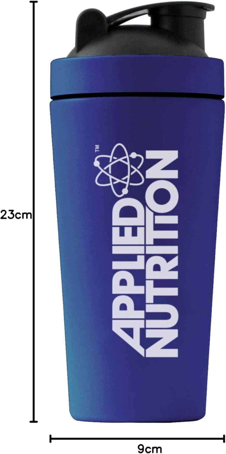 Applied Nutrition Stainless Steel Shaker - 750ml / Blue - Shakers & Bottles