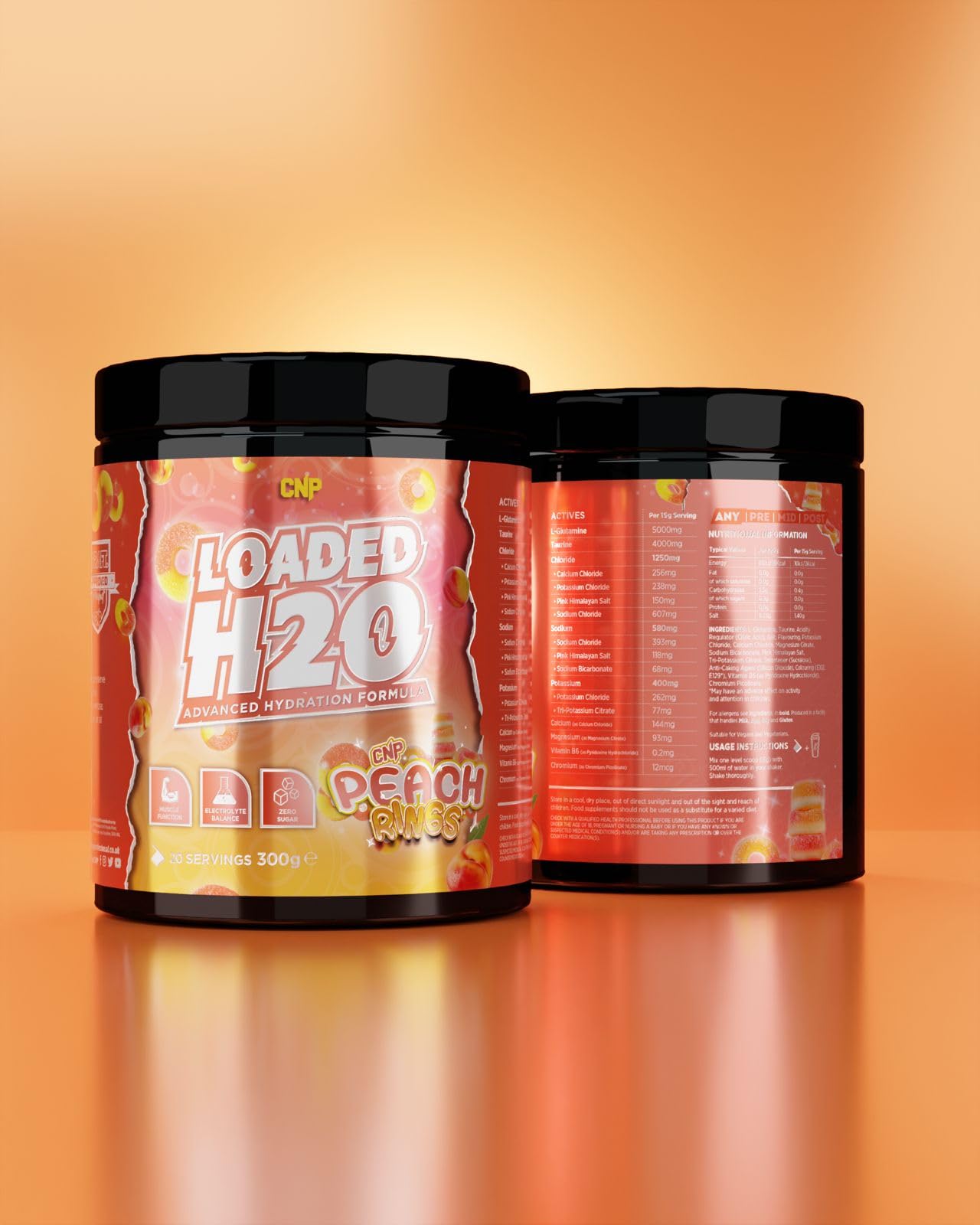 CNP Loaded H2O - Hydration Tabs