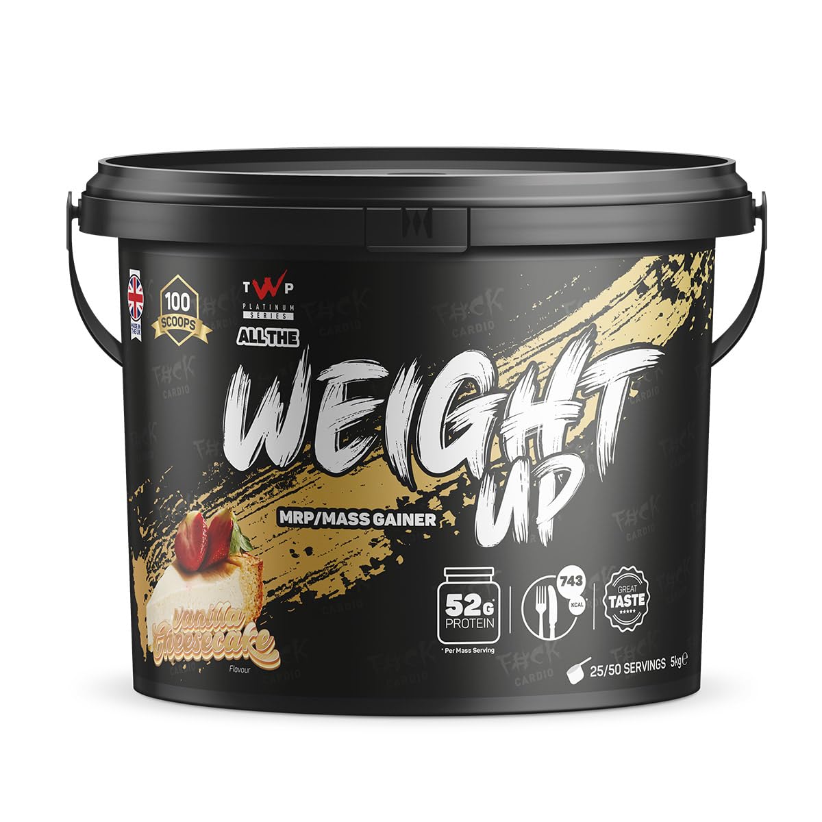 TWP All The Weight Up 5kg Vanilla Cheesecake - Protein Blends