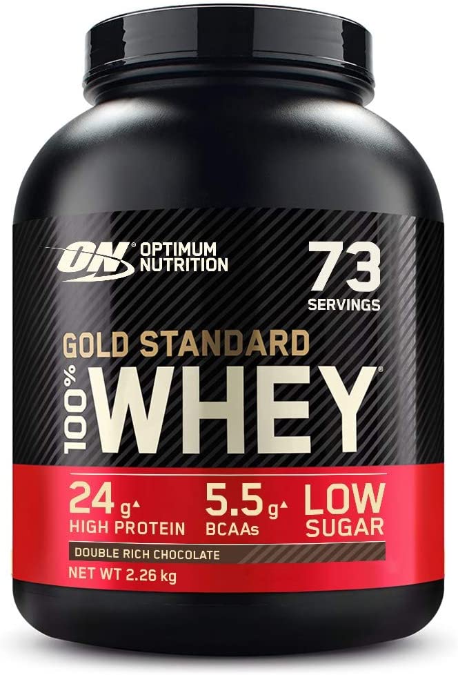 Optimum Nutrition Gold Standard 100% Whey - 2.26kg / Double Rich Chocolate - Whey Protein Powder