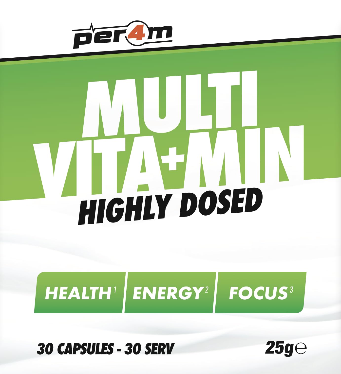 Per4m Multivitamin capsules for immune health and mental clarity boost