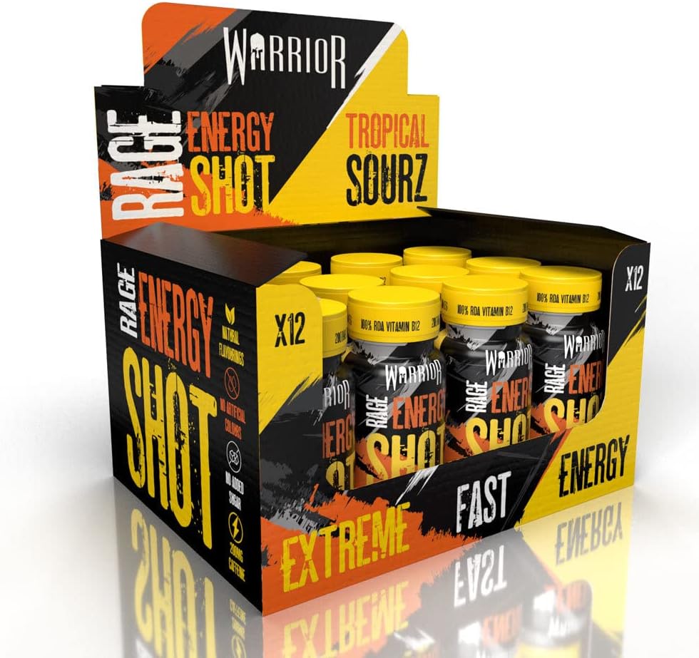 Warrior RAGE Energy Shots - Pre-Workout Shots