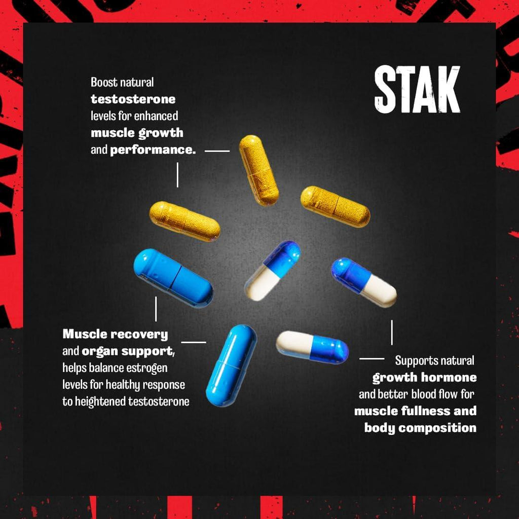 Animal Stak - 21 Packs - Testosterone Booster Capsules