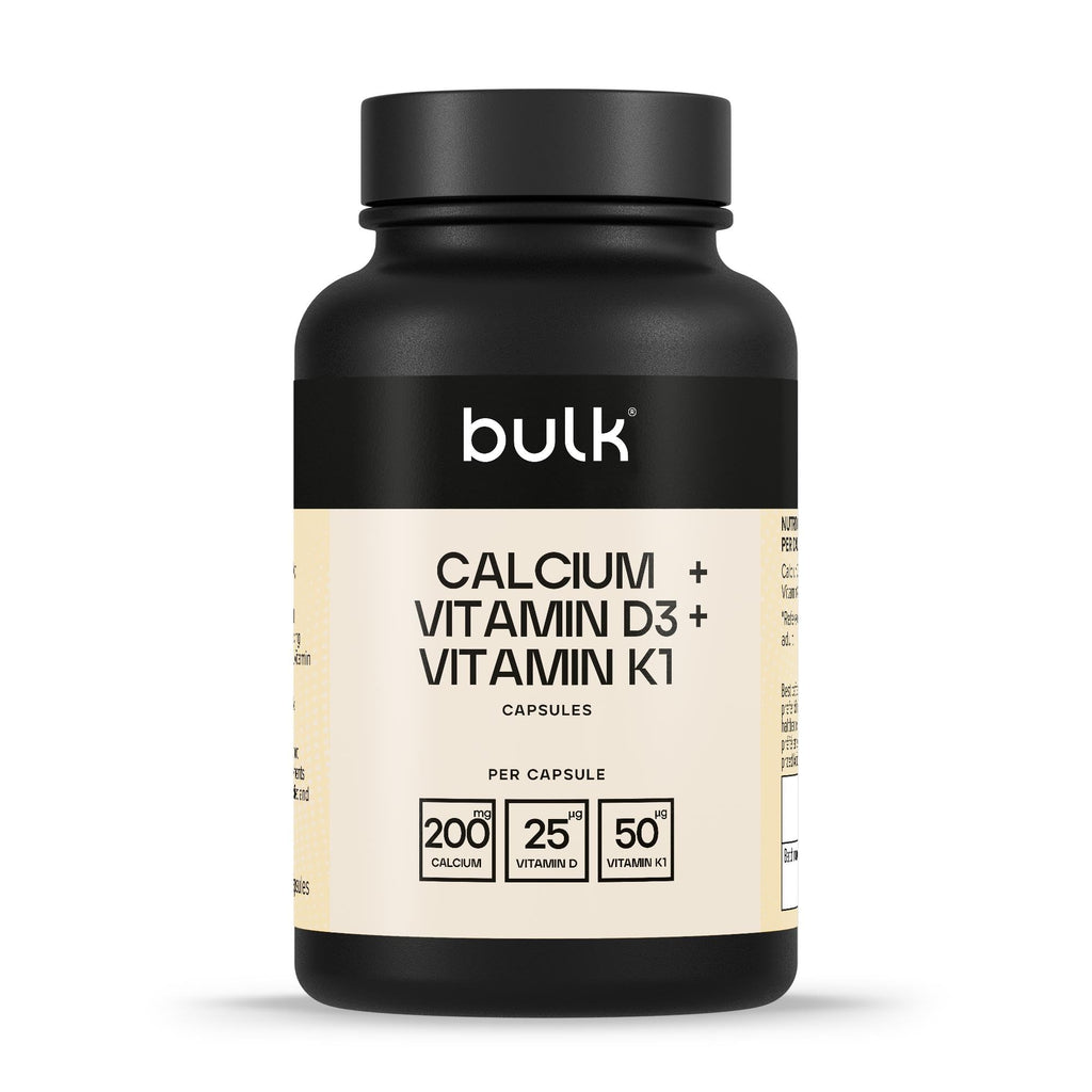Bulk Calcium + Vitamin D3 + Vitamin K1 1000mg