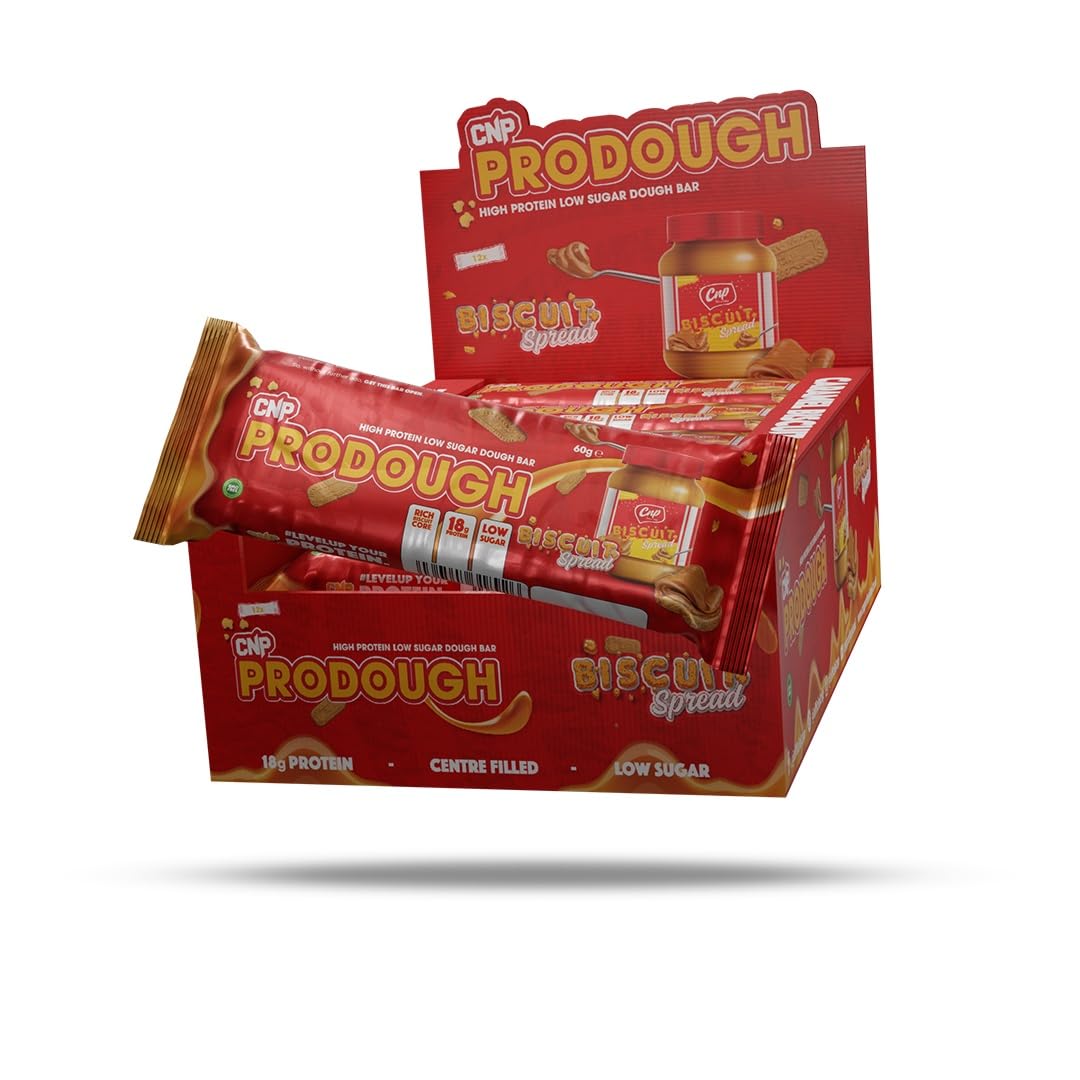 CNP ProDough Bar - 12x60g / Biscuit Spread - Protein Bars