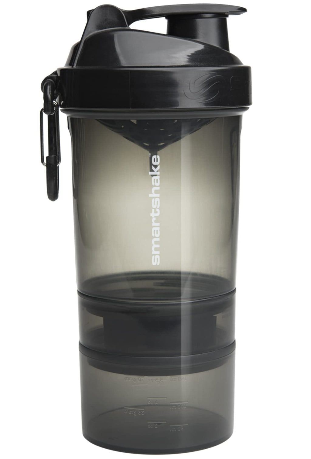 Smartshake O2Go Shaker - 600ml / Black - Shaker Bottle (Less Than 2 Litres)