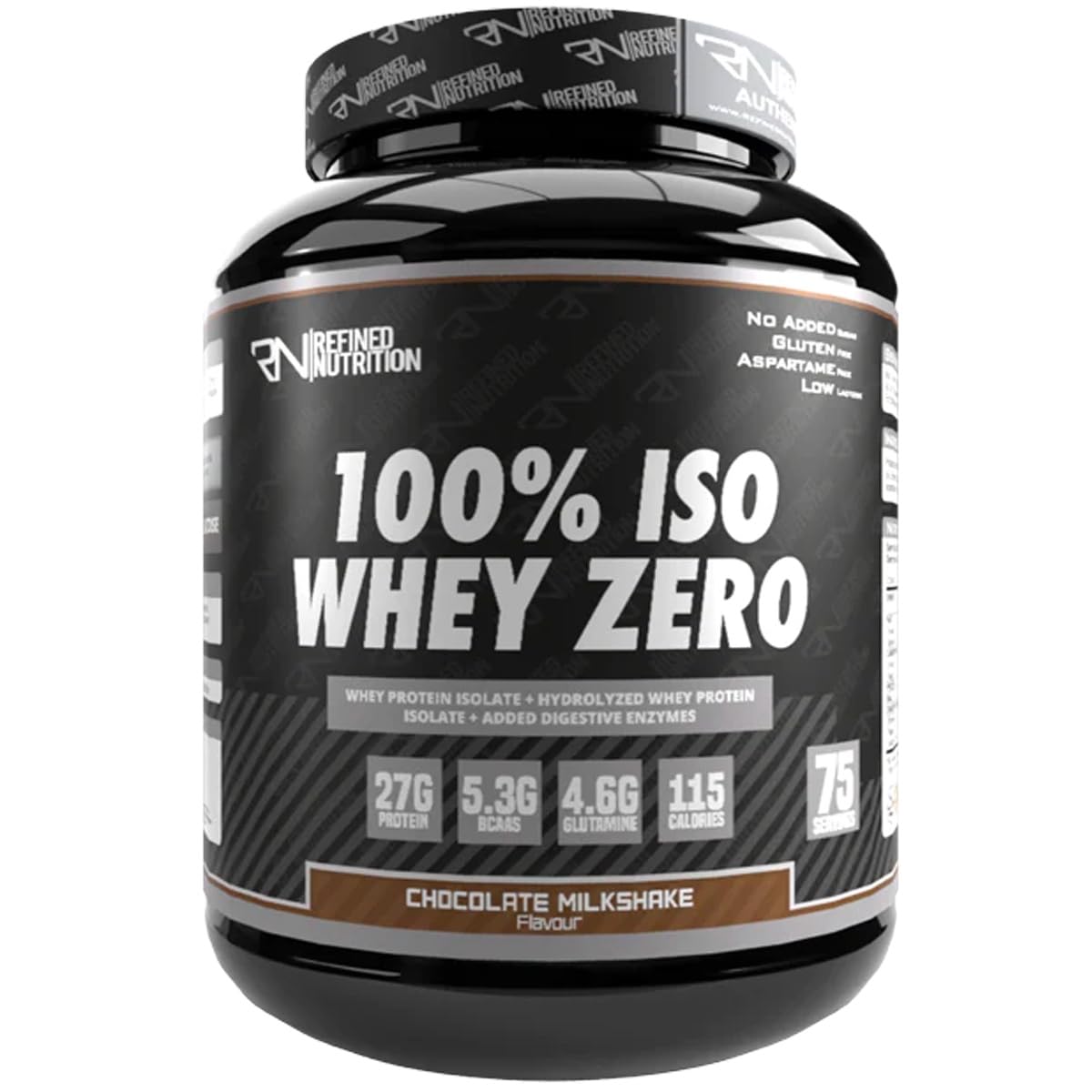 Refined Nutrition Refined 100% Iso Whey Zero 2.27kg Chocolate Milkshake