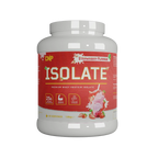 Strawberry-flavored whey protein isolate with essential amino acids in CNP Isolate container