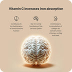 Vilgain Iron + Vitamin C - 90 Caps - Iron Capsules